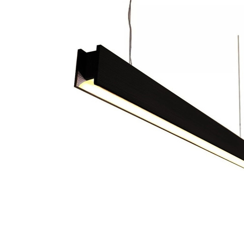 COLGANTE LINEAL 35 LED 63W 194CM 220V 3000K NEGRO